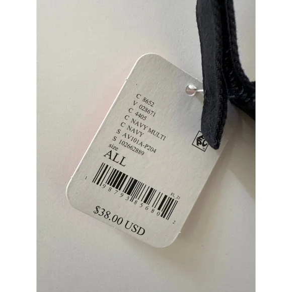 Free People Movement Tee Time Visor NWT Navy - Picture 5 of 7